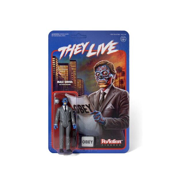 Super7 ReAction “They Live” Male Ghoul Action Figure